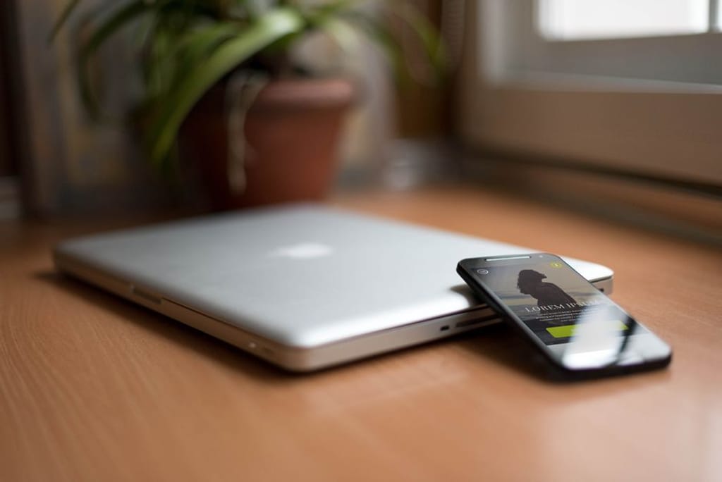 smartphone near window indoor